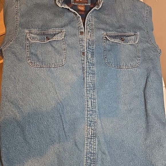 Levi’s Strauss Jacket Men’s Size L Button Up Trucker Fleece - Picture 3 of 9